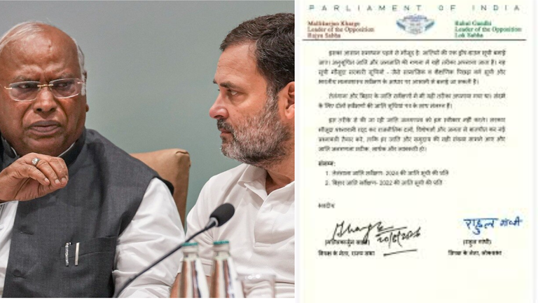 राहुल-खड़गे का मोदी को पत्र: जाति जनगणना में ‘पिछड़ा वर्ग’ शब्द जोड़ो, बिहार-तेलंगाना मॉडल अपनाओ!